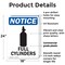 Signmission Full Cylinders OSHA Notice Sign, Plastic, 18in W x 24in L, 2PK OS-2PACK-NS-P-1824-V-12961 - alternate 6